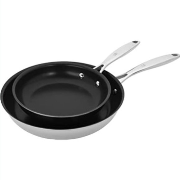 HENCKELS: 2-pc Nonstick Frying Pan Set (8"+10") (Black)